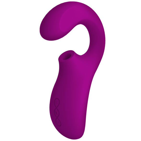Lelo - Enigma Massaggiatore a Doppia Aspirazione Rosa Profonda - immagine 4