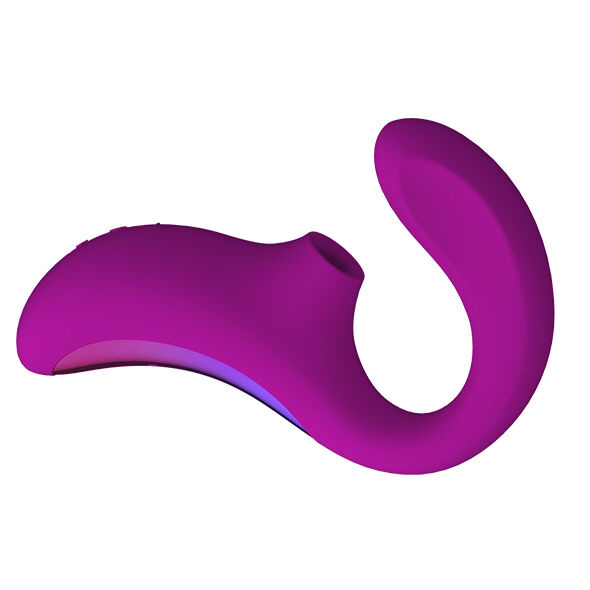 Lelo - Enigma Massaggiatore a Doppia Aspirazione Rosa Profonda - immagine 6