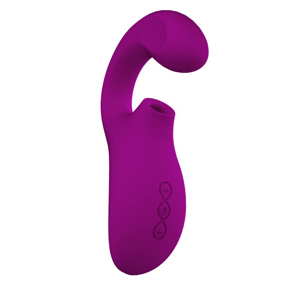 Lelo - Enigma Massaggiatore a Doppia Aspirazione Rosa Profonda - immagine 5