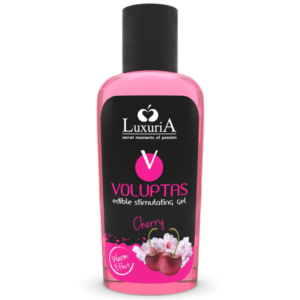 Intimateline Luxuria - Voluptas Gel da Massaggio Alimentare Effetto Riscaldante - Ciliegia 100 Ml