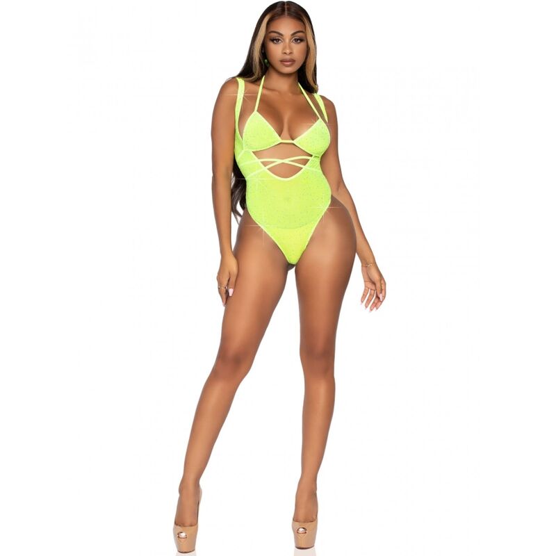 Leg Avenue - Top Bikini e Body Taglia Unica - immagine 3