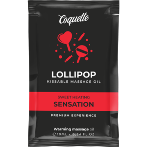 Coquette Chic Desire - Olio da Massaggio Pocket Kissable con Effetto Calore Lollipop 10 Ml