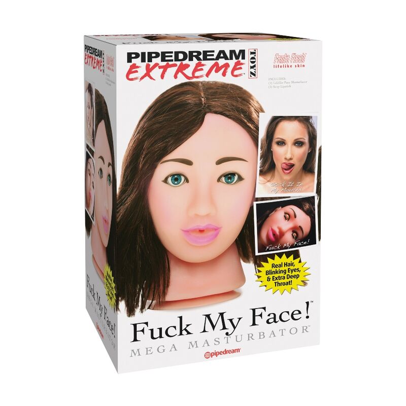 Extreme Toyz - Fuck Me Mega Masturbatore Faccia Marrone - immagine 4