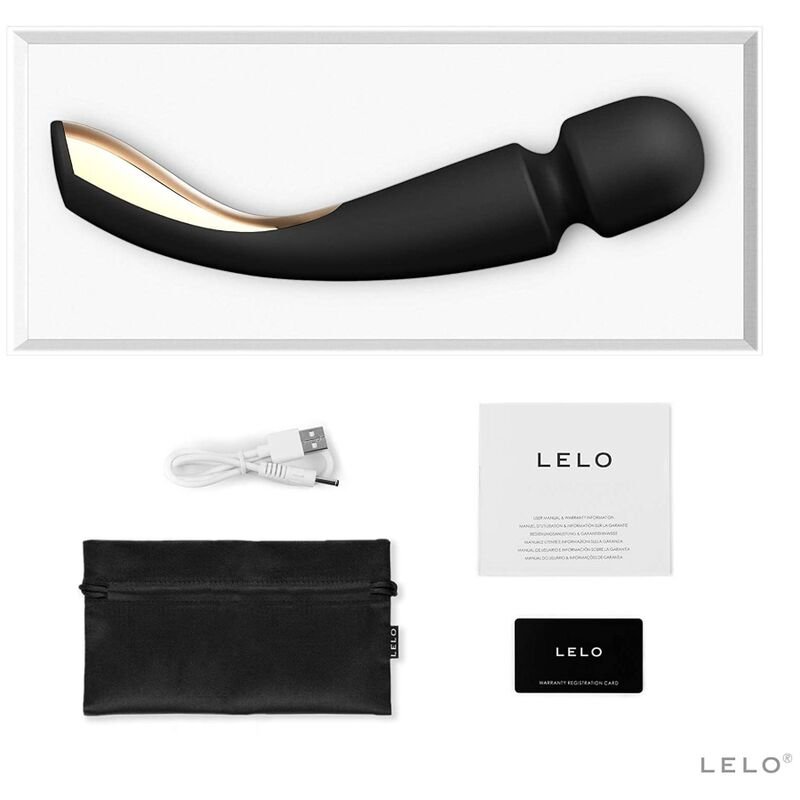 Lelo - Massaggiatore Smart Medium Wand 2 Nero - immagine 5