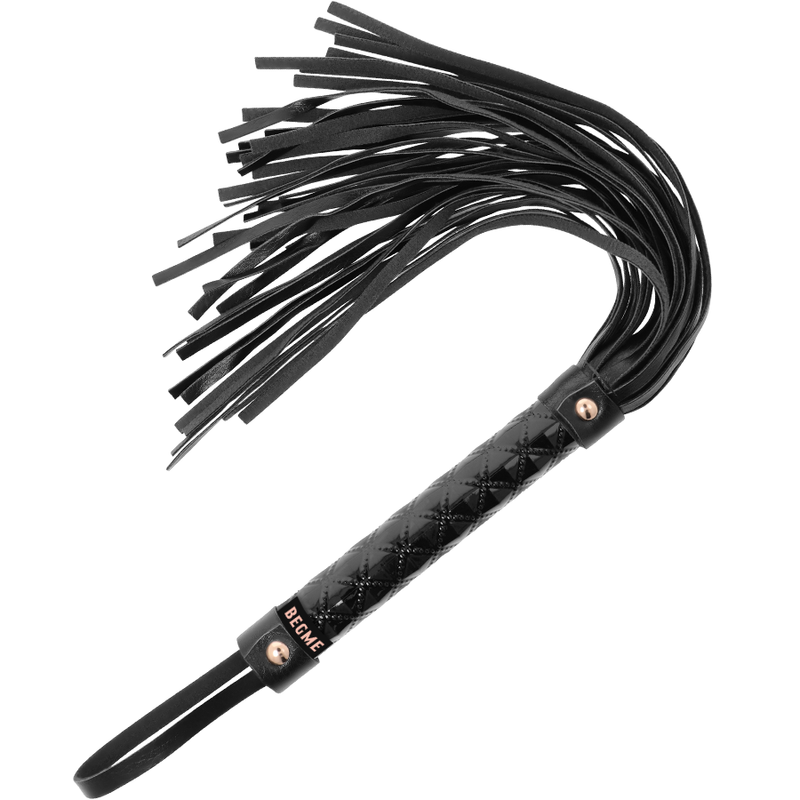Begme - Black Edition Flogger in Pelle Vegana - immagine 3