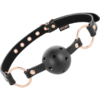 Begme - Black Edition Ball Gag Vegan in Pelle