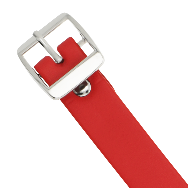 Coquette Chic Desire - Collana in Pelle Vegana Rossa Accessorio Fetish Donna - immagine 4