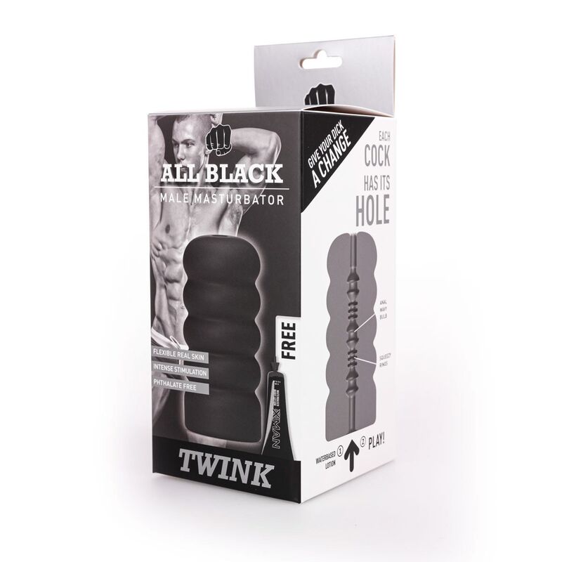 All Black - Twink Masturbatore - immagine 2