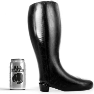 All Black - Stivale da Fisting Soft Gigante 31 Cm