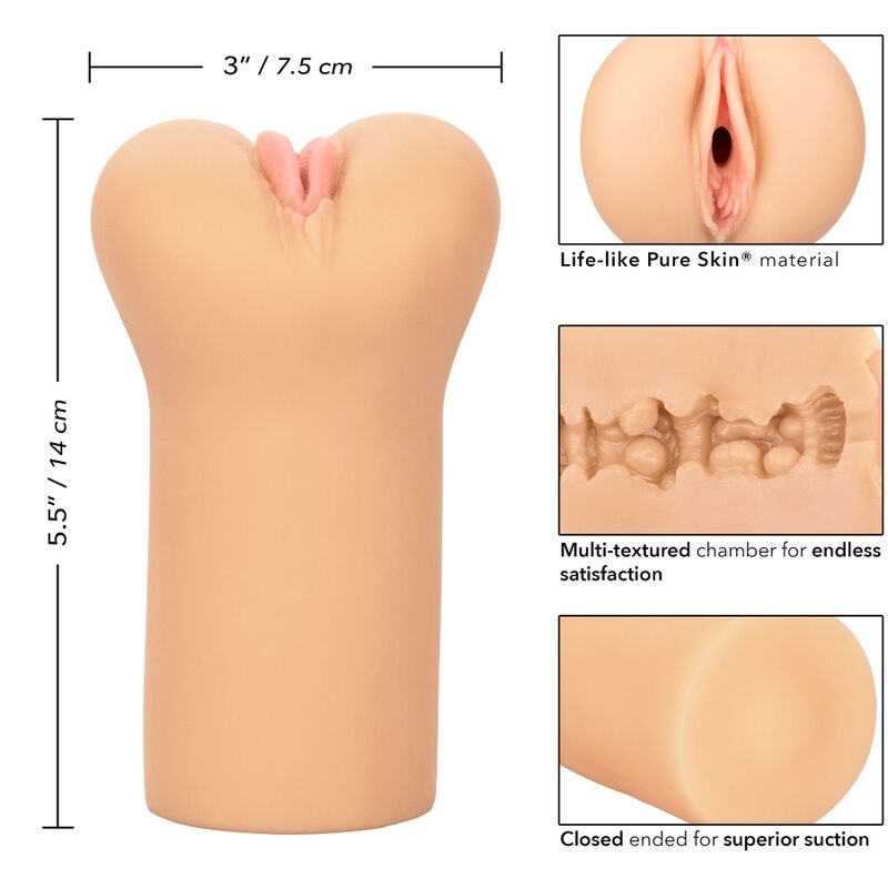 Calexotics - Boundless Vulva Stroker Pelle Chiara - immagine 5