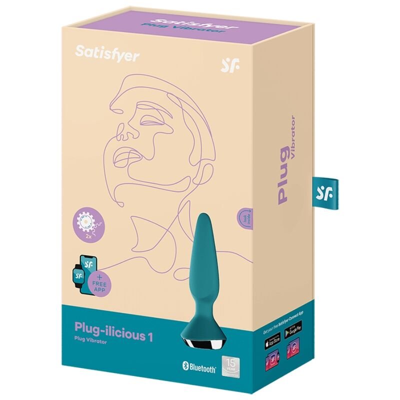 Satisfyer - Plug Ilicious 1 Plug Vibratore Verde - immagine 5