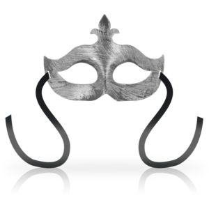 Ohmama - Maschere Maschera Fiore De Lis Argento