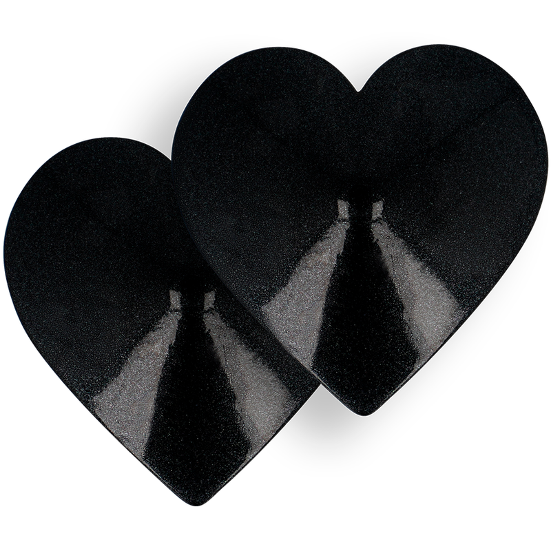 Coquette Chic Desire - Copri Capezzoli Black Hearts - immagine 3