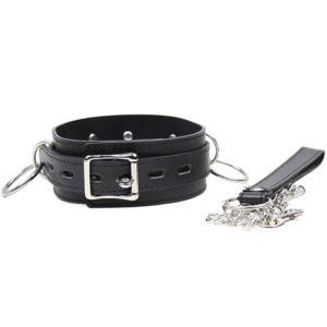 Ohmama Fetish - Collana di Sottomissione con 3 Anelli