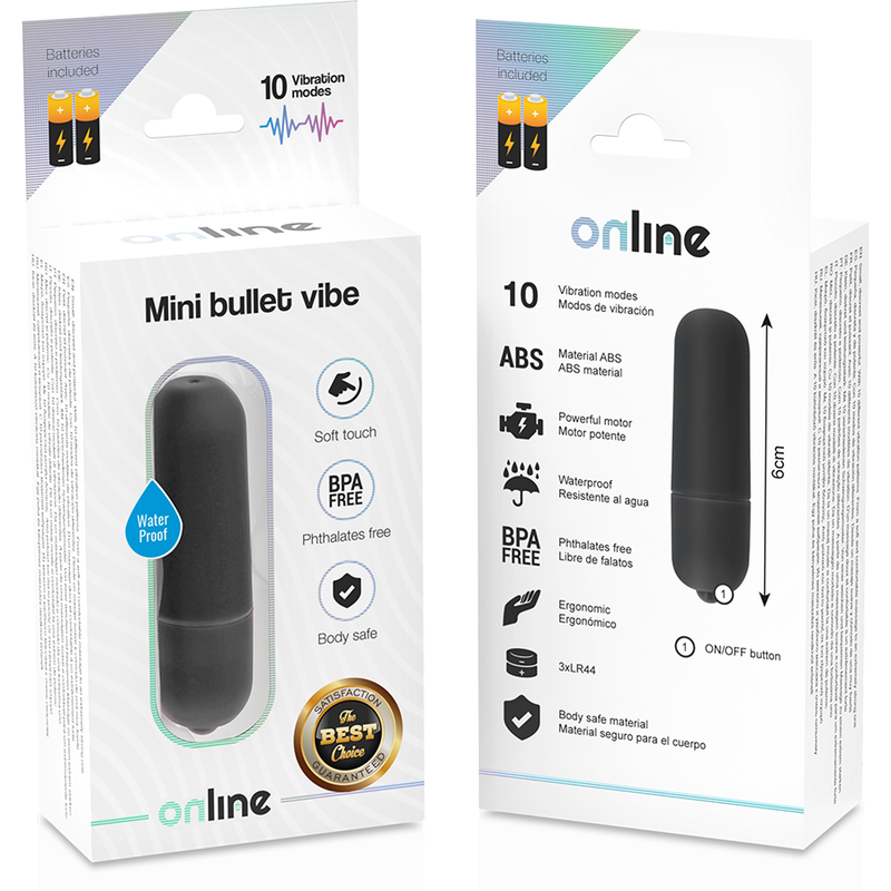 Online - Mini Proiettore Vibrante Nero - immagine 4