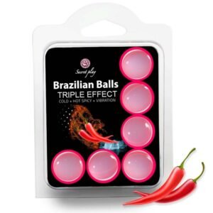 Secretplay - Set 6 Palline Brasiliane Triplo Effetto