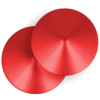 Ohmama Fetish Coperture Per Capezzolo Rosso A Cerchio