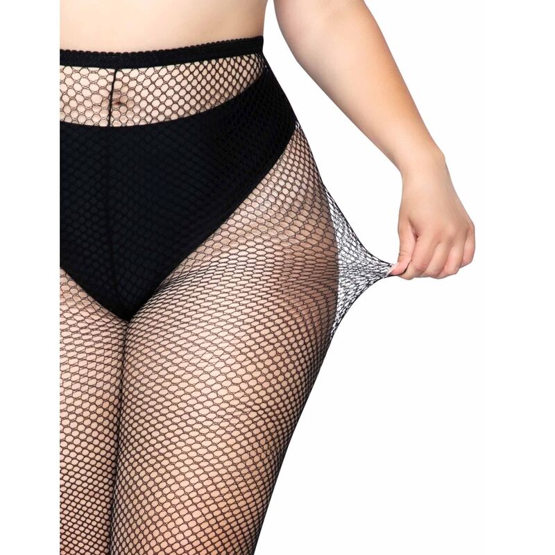 Leg Avenue - Collant a Rete Taglia Plus - immagine 2