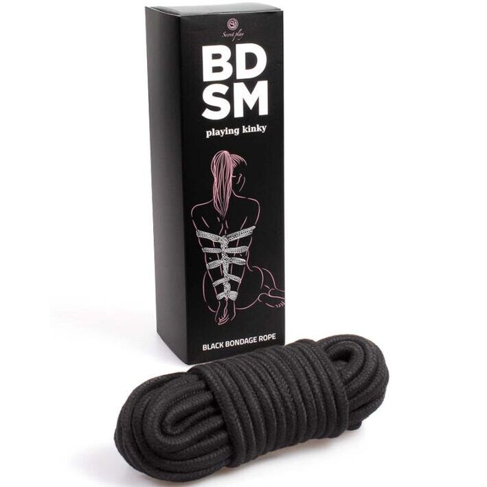 Secretplay - Black Bondage Rope Collezione Bdsm - immagine 2