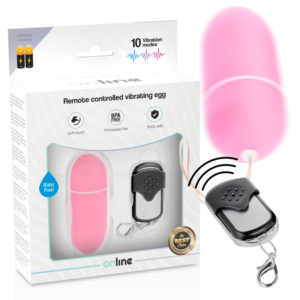Online - Telecomando Uovo Vibrante L Rosa