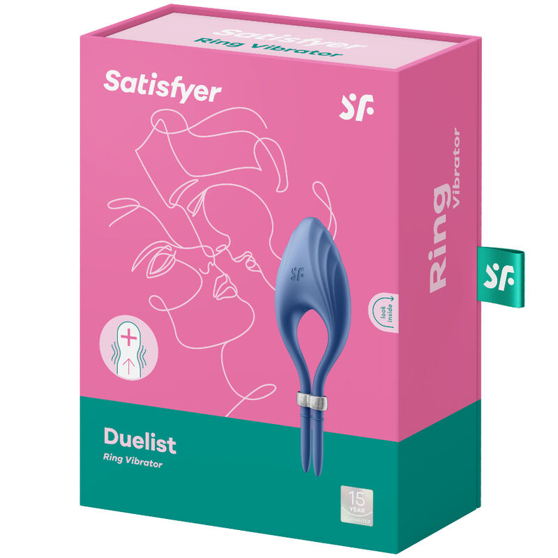 Satisfyer - Anello Vibratore Duelist Blu - immagine 4