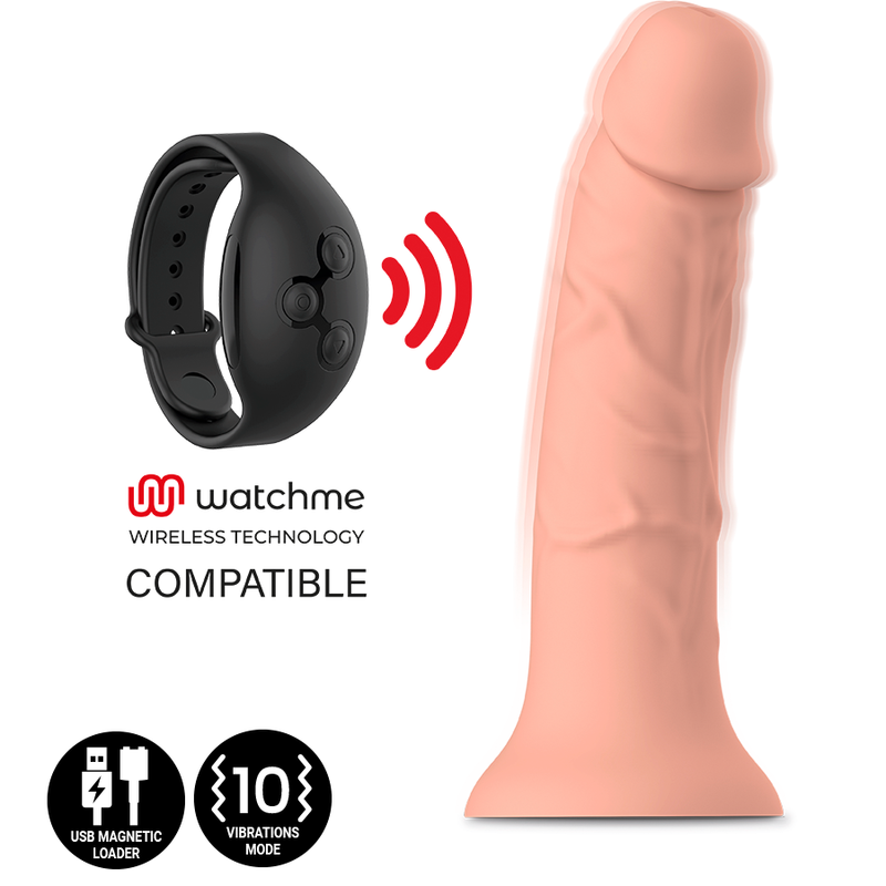 Mythology - Asher Original Dildo M - Vibratore Compatibile con Tecnologia Watchme Wireless - immagine 4