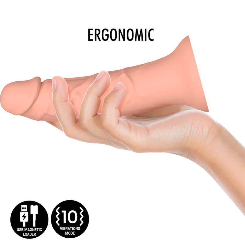 Mythology - Asher Original Dildo M - Vibratore Compatibile con Tecnologia Watchme Wireless - immagine 3