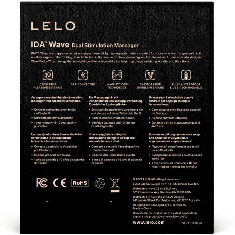 Lelo - Massaggiatore di Coppia Ida Wave Coral - immagine 5