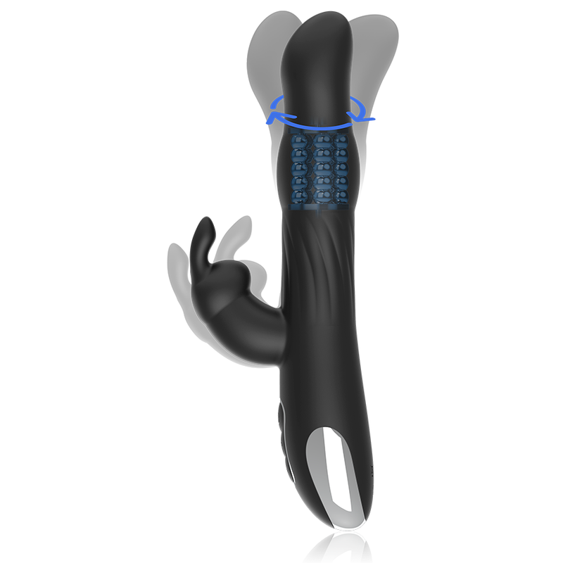 Brilly Glam - Moebius Vibratore Rabbit E Rotatore + Telecomando Watchme - immagine 3