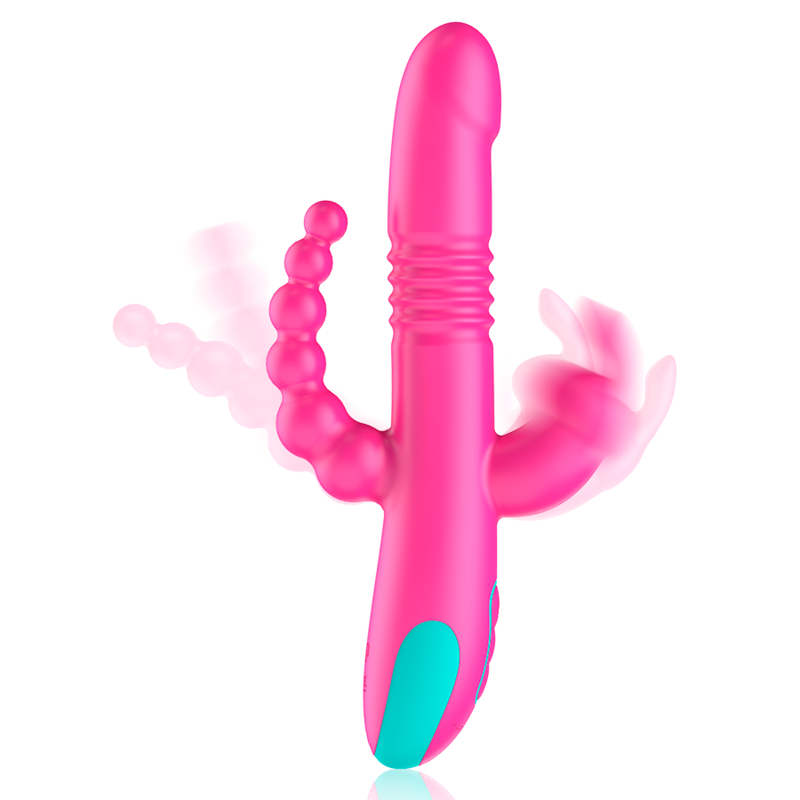 Happy Loky - Donald Tripla Stimolazione: Anale, Punto G e Clitoride + Telecomando Watchme - immagine 3