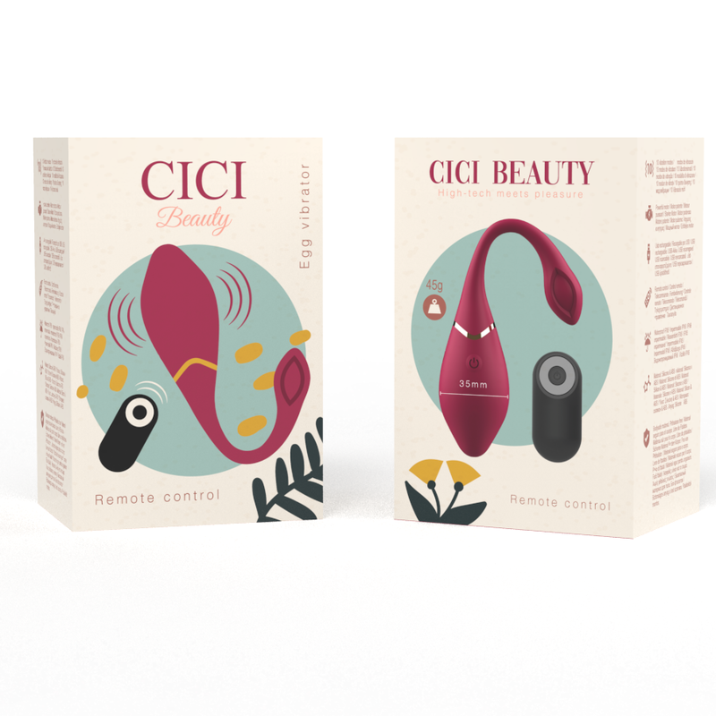Cici Beauty - Premium Silicone Uovo Vibratore Telecomando - immagine 6