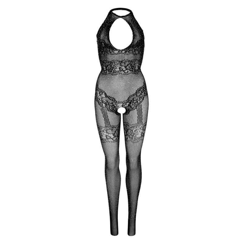 Leg Avenue - Bodystocking a Rete Senza Cuciture Leg Avenue - Taglia Unica - Nero - immagine 3
