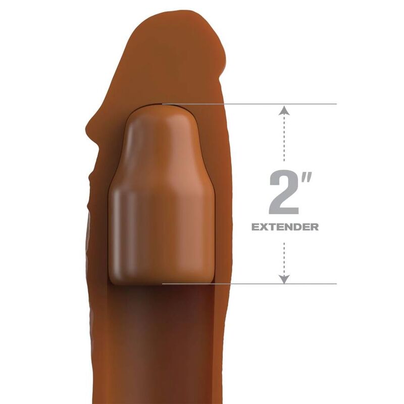 Fantasy X- Tensions - Pipedreams Manicotto 20,32 Cm + 5,00 Cm Pollice Tappo Caramello - immagine 2