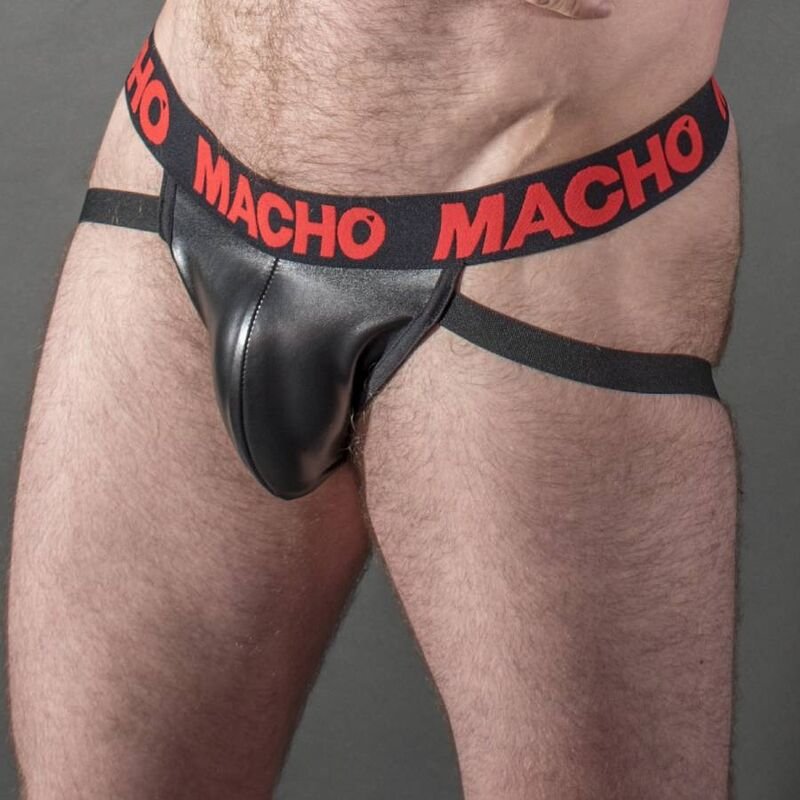 Macho - Mx25rc Jock Rosso Pelle - immagine 2