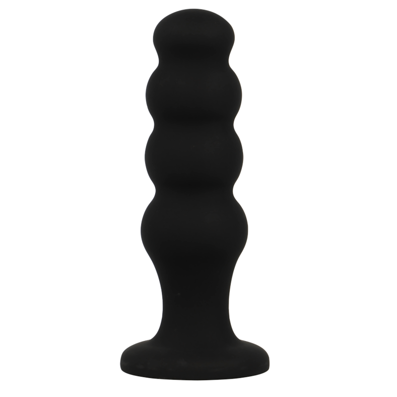 Black&Silver - Plug Anale In Silicone Scott Premium Nero - immagine 2