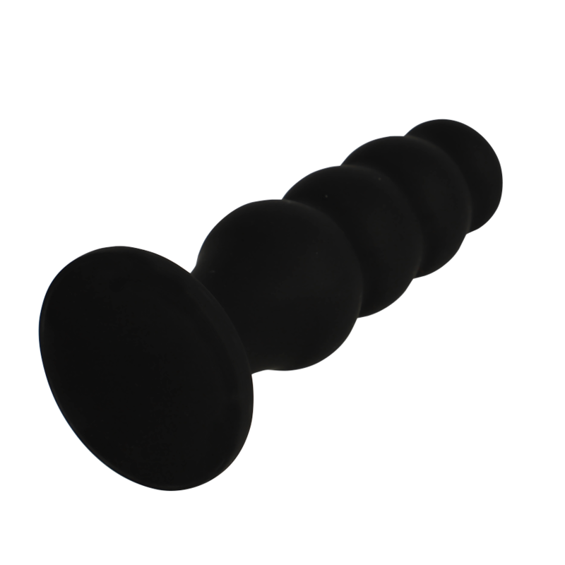 Black&Silver - Plug Anale In Silicone Scott Premium Nero - immagine 4