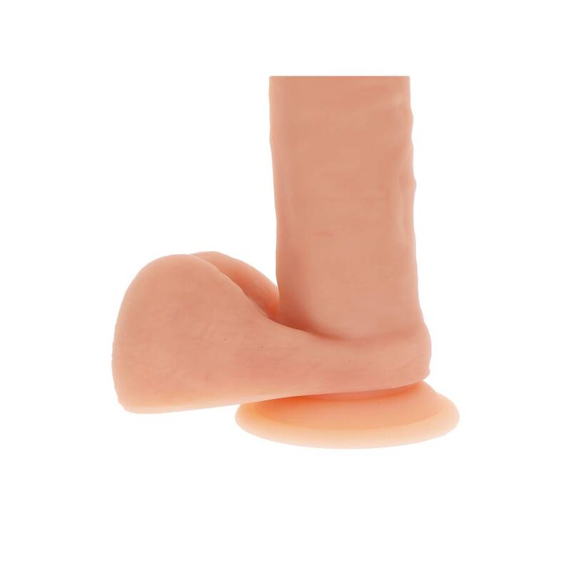 Get Real - Dildo in Silicone 20,5 Cm con Palle in Pelle - immagine 3
