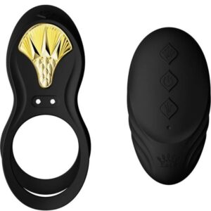 Zalo - Anello per Coppie Vibranti Bayek Nero