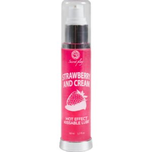 Secretplay - Lubrificante 2-1 Effetto Calore Fragola E Crema 50 Ml