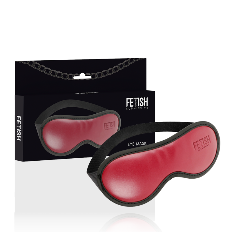 Fetish Submissive Dark Room - Maschera Vegana in Pelle con Fodera in Neoprene - immagine 2