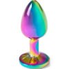 Secretplay - Tappo in Metallo Rainbow Taglia Piccola 7 Cm