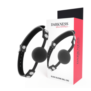 Darkness - Bavaglino In Silicone Nero