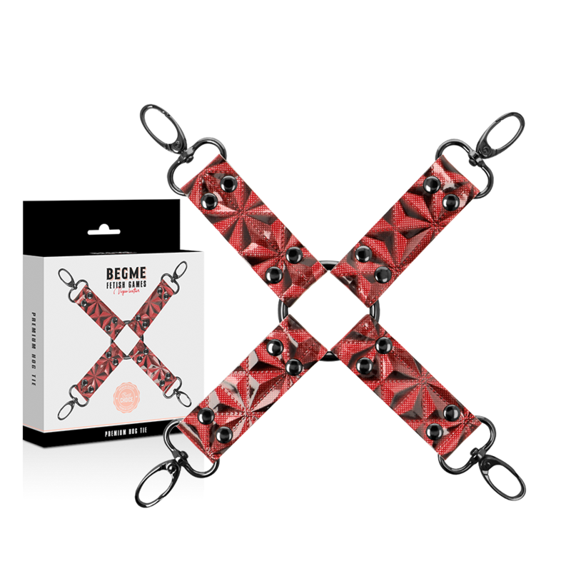 Begme - Cravatta di Maiale in Pelle Vegana Premium Edizione Rossa - immagine 2
