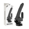 Basecock - Vibratore Realistico Telecomando Nero con Testicoli 20 Cm Ø 4 Cm
