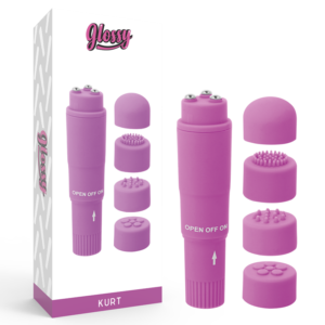Glossy - Massaggiatore Kurt Pocket Viola