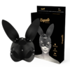 Coquette Chic Desire - Maschera Vegana in Pelle con Orecchie di Coniglio