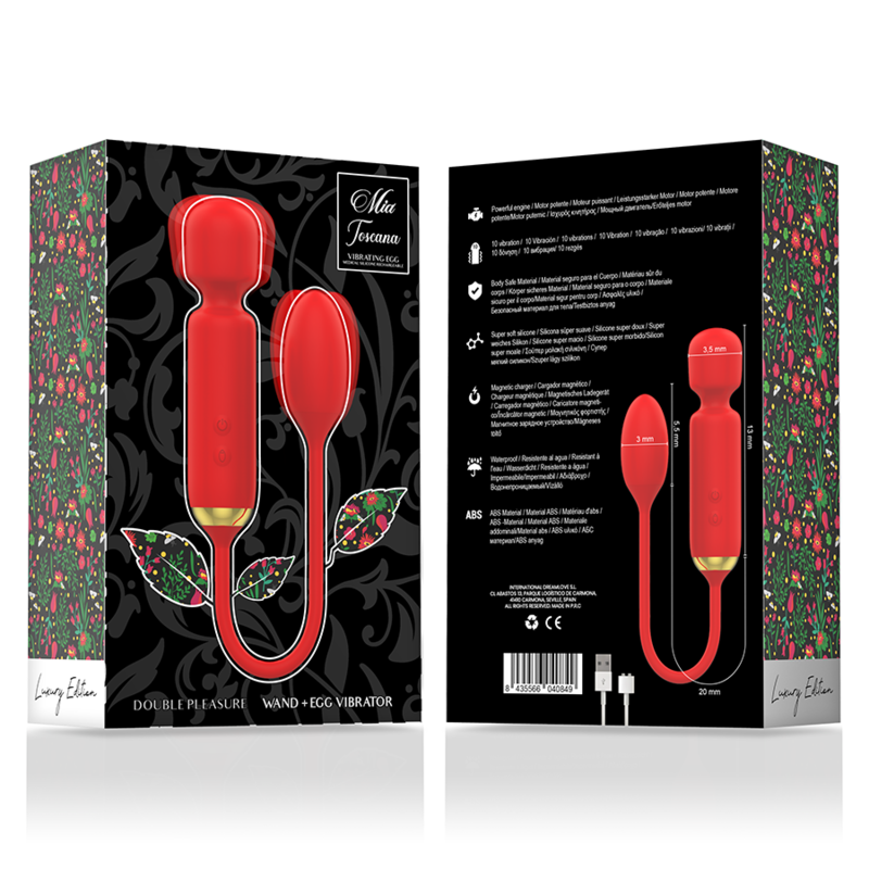 Mia - Bacchetta Toscana Doppio Piacere + Uovo Vibrante - immagine 6