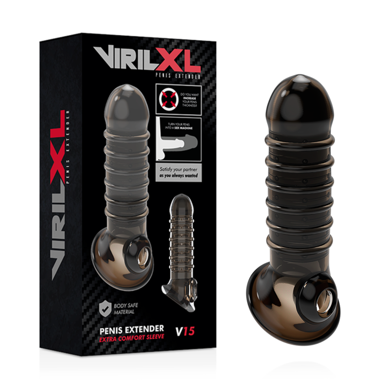 Virilxl - Estensione e Guaina per Pene V15 Nero - immagine 2