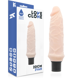 Loveclone - Ivar Vibratore Autolubrificante 20 Cm Ø 3.7 Cm