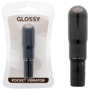 Glossy - Vibratore Tascabile Nero